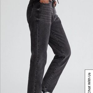 black washed mom jeans never worn brand new. perfect basic pair of jeans